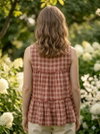Lw 9332 Checks Linen Cotton Top With Bottom Collections